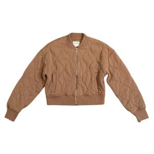ABERCROMBIE & FITCH Onion Quilted Bomber Size Small